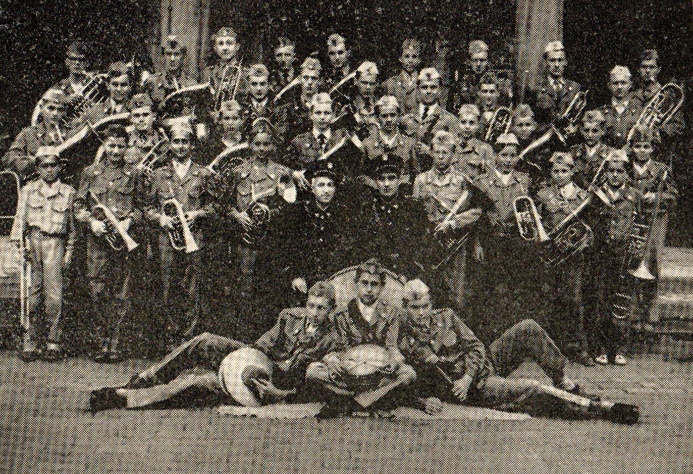 članovi omladinske gazbe 1951.